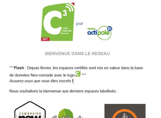 Les nouvelles du réseau Actipole